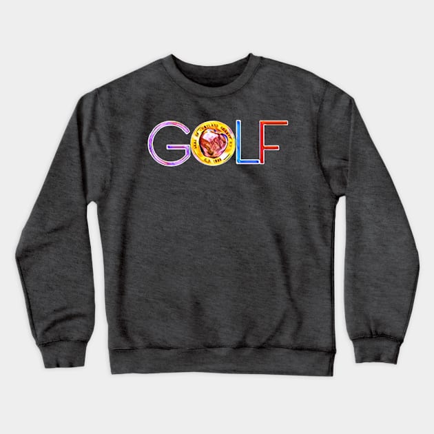 New York Golf Crewneck Sweatshirt by Kitta’s Shop